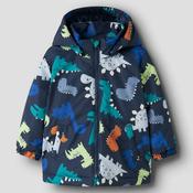 Navy Dinosaur Winter Jacket [MB Max Noos] image
