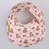 Bow and Bears Newborn Bib [Babyboo] image