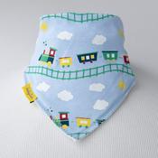 Blue Train Bib, Babyboo image