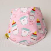 Pink Bainne Bib, Babyboo image