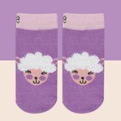 Mauve Sheep Socks [Elise, Blade and Rose]