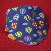 Navy Hot Air Balloon Bib, Babyboo image