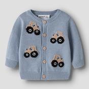 Baby Tractor Knit Cardigan [BB London] image