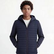 Navy Quilted Hybrid Jacket, [KB Noos, Jack &amp; Jones Jnr] image