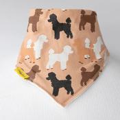 Tan Poodle Bib, Babyboo image
