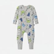 Grey with Party Dinosaurs Wondersuit [BB Bonds]