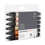Winsor &amp; Newton - Brushmarker - 6 Skin Tones