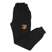 Balbriggan C.C. Black Fleece Tracksuit Bottoms, cuffed
