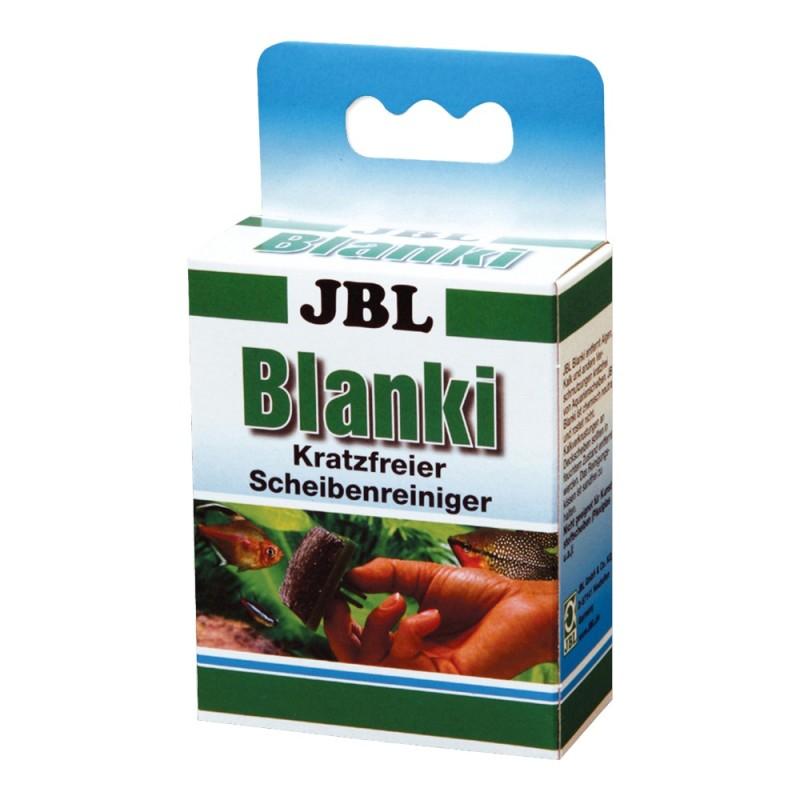 JBL Blanki Aquarium Cleaner - Non-scratching, Blade-free Stainless Steel for Algae & Mineral Deposits, Safe for Fish Tanks
