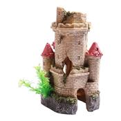 AquaOne Crumbling Castle Tower 14x12.5x22.5cm image