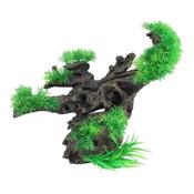 AquaOne Jumbo Driftwood With Plant 38x23x33cm image