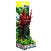AquaOne Ecoscape Medium Ruffled Lace Plant Red 20cm