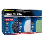 Fluval 107/207 Media Value Pack (inc 6 x Carbon Bags, 3 x Quick Clear Pads, 6 x Phosphate Remover Pads) image