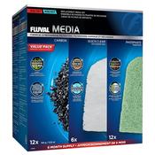 Fluval 307/407 Media Value Pack (inc 12 x Carbon Bags, 6 x Quick Clear Pads, 12 x Phosphate Remover Pads)