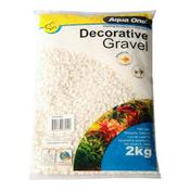 AquaOne Gravel White 2kg (7mm)