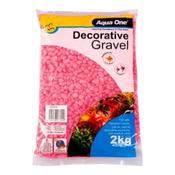 AquaOne Gravel Pink 2kg (7mm)