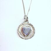 Framed heart pendant image