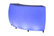 LED Milano Curved Bar - 1 Quadrant (168 Cm W / 92cm D / 102cm H)
