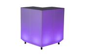 Venetian LED Bar Corner Unit  100cm/40" L &amp;amp; W X 115cm/46" H (comes With 2 Shelves)