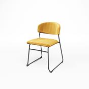 Teddy Chair Gold Velvet