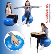 Dual Texture Gym Ball - 55cm