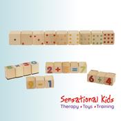 Wooden Maths Stamp Set