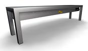 OVERSHELF CERAMIC HEATED 1 LEVEL 1400 4 HEATERS OF 250W