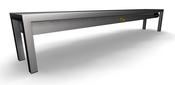 OVERSHELF CERAMIC HEATED 1 LEVEL 2000 6 HEATERS OF 250W