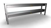 OVERSHELF CERAMIC HEATED 2 LEVELS 2000 12 HEATERS OF 250W image