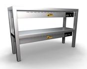 OVERSHELF CERAMIC HEATED 2 LEVELS 1000 6 HEATERS OF 250W image