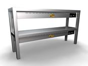 OVERSHELF CERAMIC HEATED 2 LEVELS 1200 6 HEATERS OF 250W image