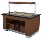 REFRIGERATED BUFFET WENGE 1600 WITH STAINLESS STEEL COOLING SURFACE