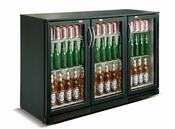 BACKBAR COOLER BLACK 3 DOORS image