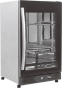 BACKBAR COOLER BLACK 1 FULL GLASS DOOR image