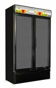 REFRIGERATOR 2 GLASS DOORS BEZ-780 GD BLACK image