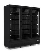 REFRIGERATOR 4 GLASS DOORS BLACK JDE-2025R BL **HEFTRUCK** ***PRODUCT CAN ONLY BE OFFLOADED BY FORKLIFT*** image