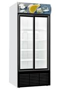 REFRIGERATOR WITH SLIDING GLASS DOORS image