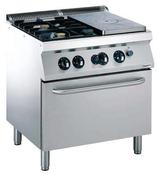 PRO 700 SOLID TOP RANGE GAS 2 BU. GAS OVEN image