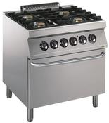 PRO 700 GAS RANGE 4 BU. WITH EL. OVEN image