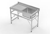 600 FOLD DOWN SINK UNIT 1200 1R image