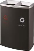 DISPOSAL BIN 60L BLACK POWDER COATED