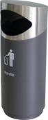 DISPOSAL BIN 69L BLACK POWDER COATED image