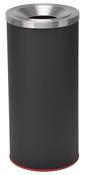 DISPOSAL BIN BLACK POWDER COATED