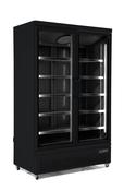 FREEZER 2 GLASS DOORS BLACK JDE-1000F BL image