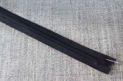 100% cotton bias binding, 16mm - Black / per metre