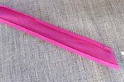 100% cotton bias binding, 25mm - Cerise / per metre