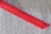 100% cotton bias binding, 25mm - Red / per metre