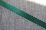 Double-faced satin ribbon (25mm / 1") - Bottle Green image