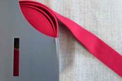 Soft coloured elastic, 38mm - Red image