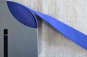 Soft coloured elastic, 38mm - Royal Blue image